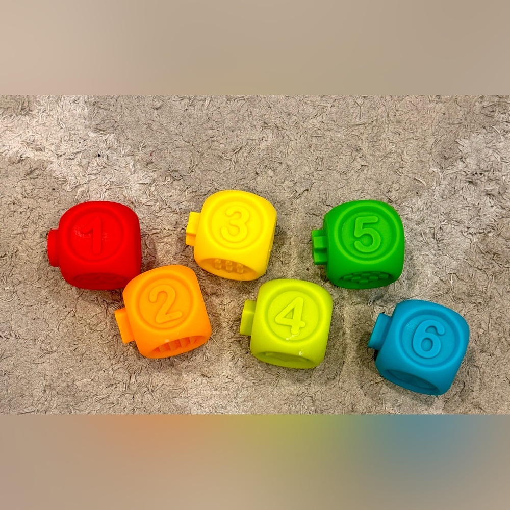 Colorful Numbered Interlocking Blocks